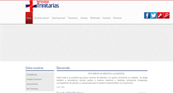Desktop Screenshot of hermanastrinitarias.net